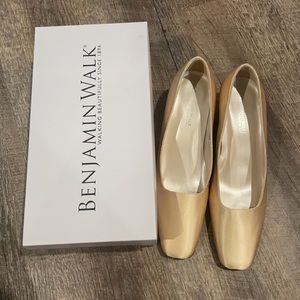 NEW Satin Low-Heel Pump